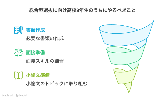 総合型選抜に向け高校3年生のうちにやるべきこと
