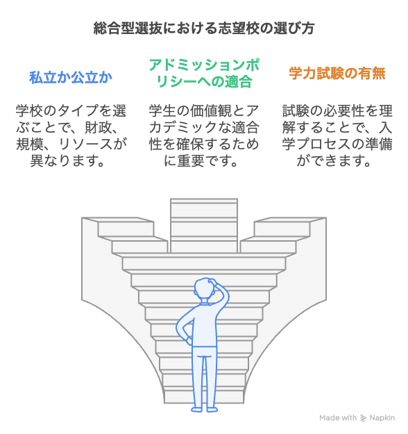 総合型選抜における志望校の選び方