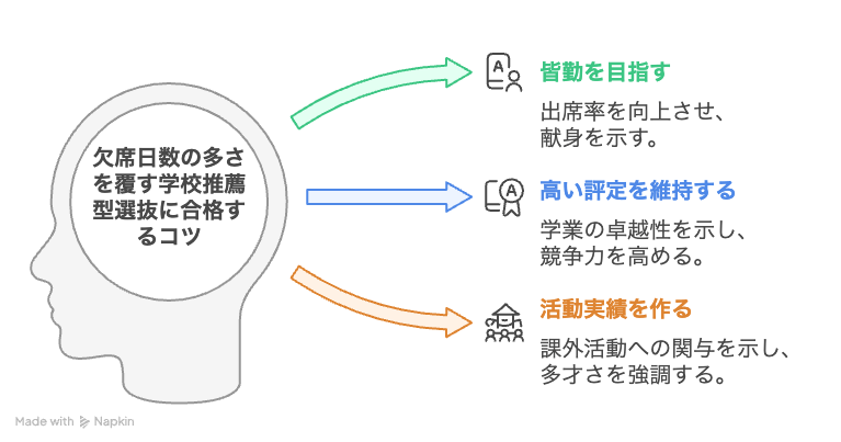 欠席日数の多さを覆す学校推薦型選抜に合格するコツ