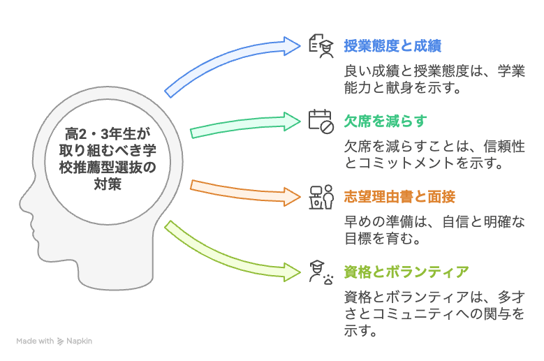 高2・3年生が取り組むべき学校推薦型選抜の対策