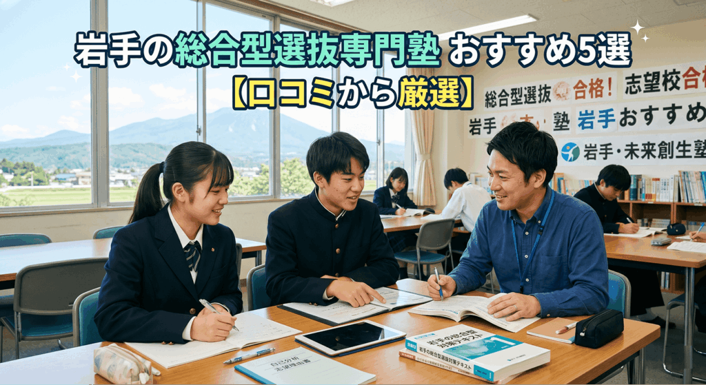 岩手の総合型選抜専門塾おすすめ5選【口コミから厳選】