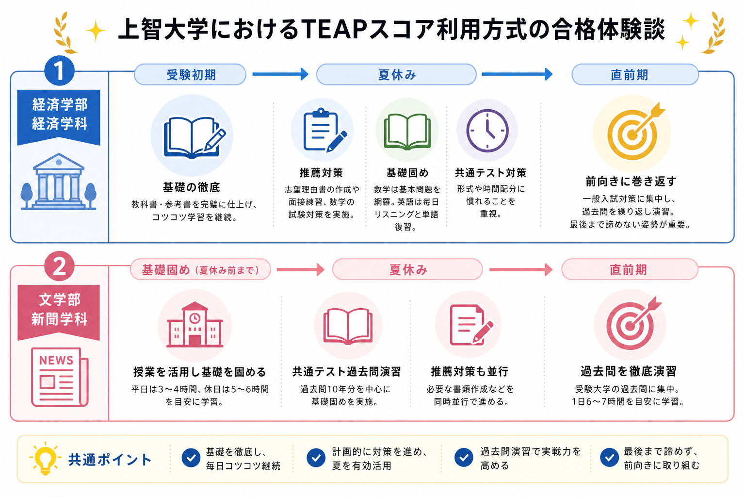 上智大学におけるTEAPスコア利用方式の合格体験談